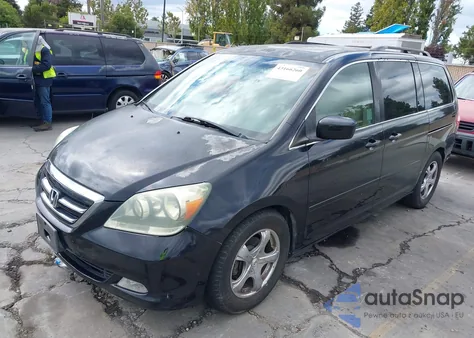 2005 Honda Odyssey Touring из США, поврежденный, VIN 5FNRL38895B077940